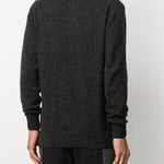 Maglione con ricamo in nero Barbour - uomo 