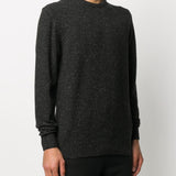 Maglione con ricamo in nero Barbour - uomo 