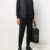 Maglione con ricamo in nero Barbour - uomo 