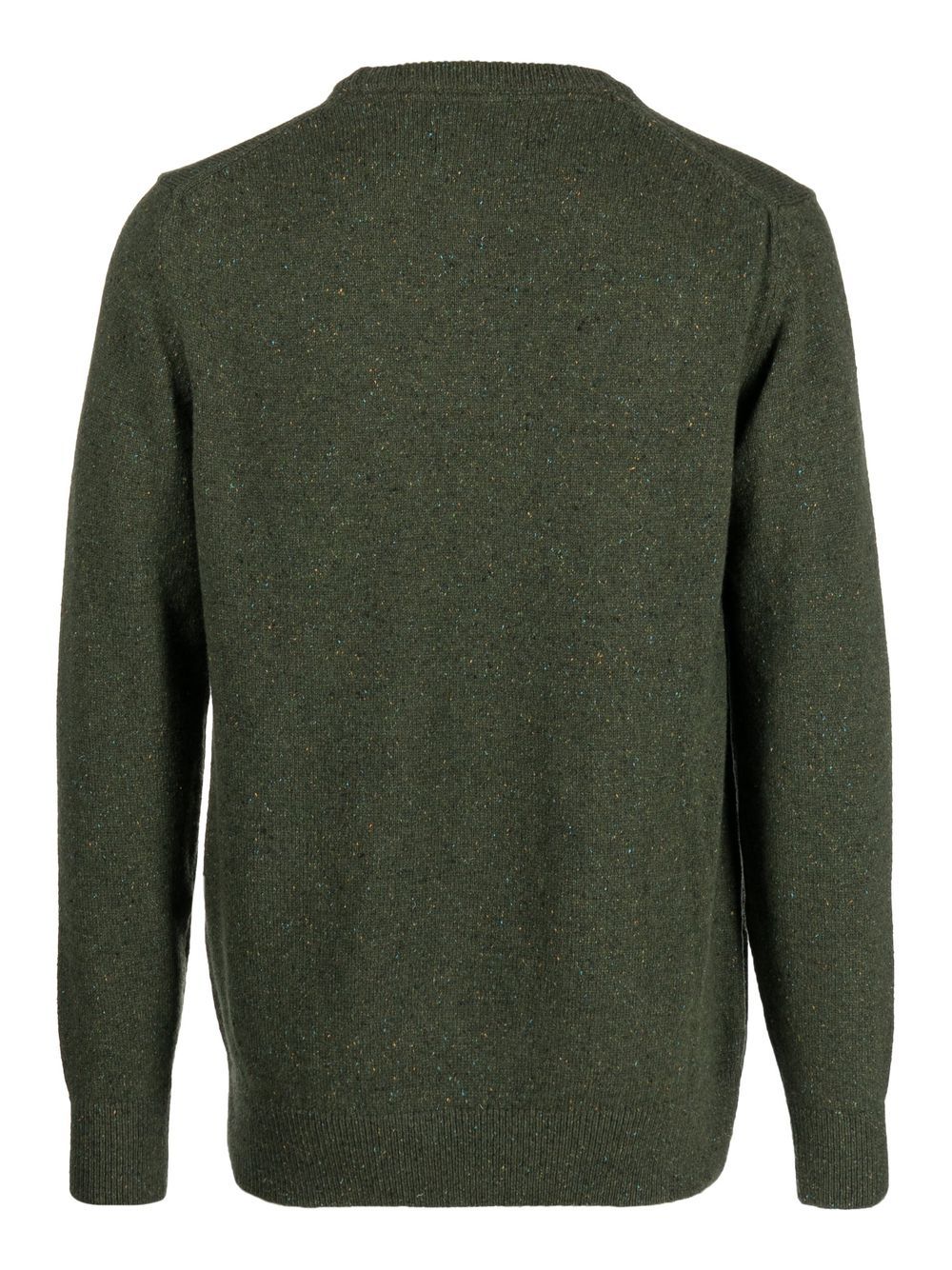 Maglione con ricamo in verde Barbour - uomo 
