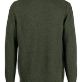 Maglione con ricamo in verde Barbour - uomo 