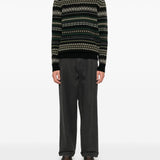 Maglione con ricami case fair in nero Barbour - uomo 