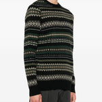 Maglione con ricami case fair in nero Barbour - uomo 