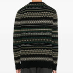 Maglione con ricami case fair in nero Barbour - uomo 