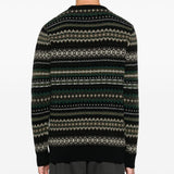 Maglione con ricami case fair in nero Barbour - uomo 