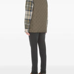 Gilet trapuntato con zip in verde Barbour - uomo 