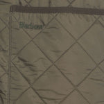 Gilet trapuntato con zip in verde Barbour - uomo 