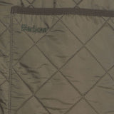 Gilet trapuntato con zip in verde Barbour - uomo 