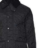 Giacca trapuntata BEDALE con collo a coste in nero Barbour - uomo 