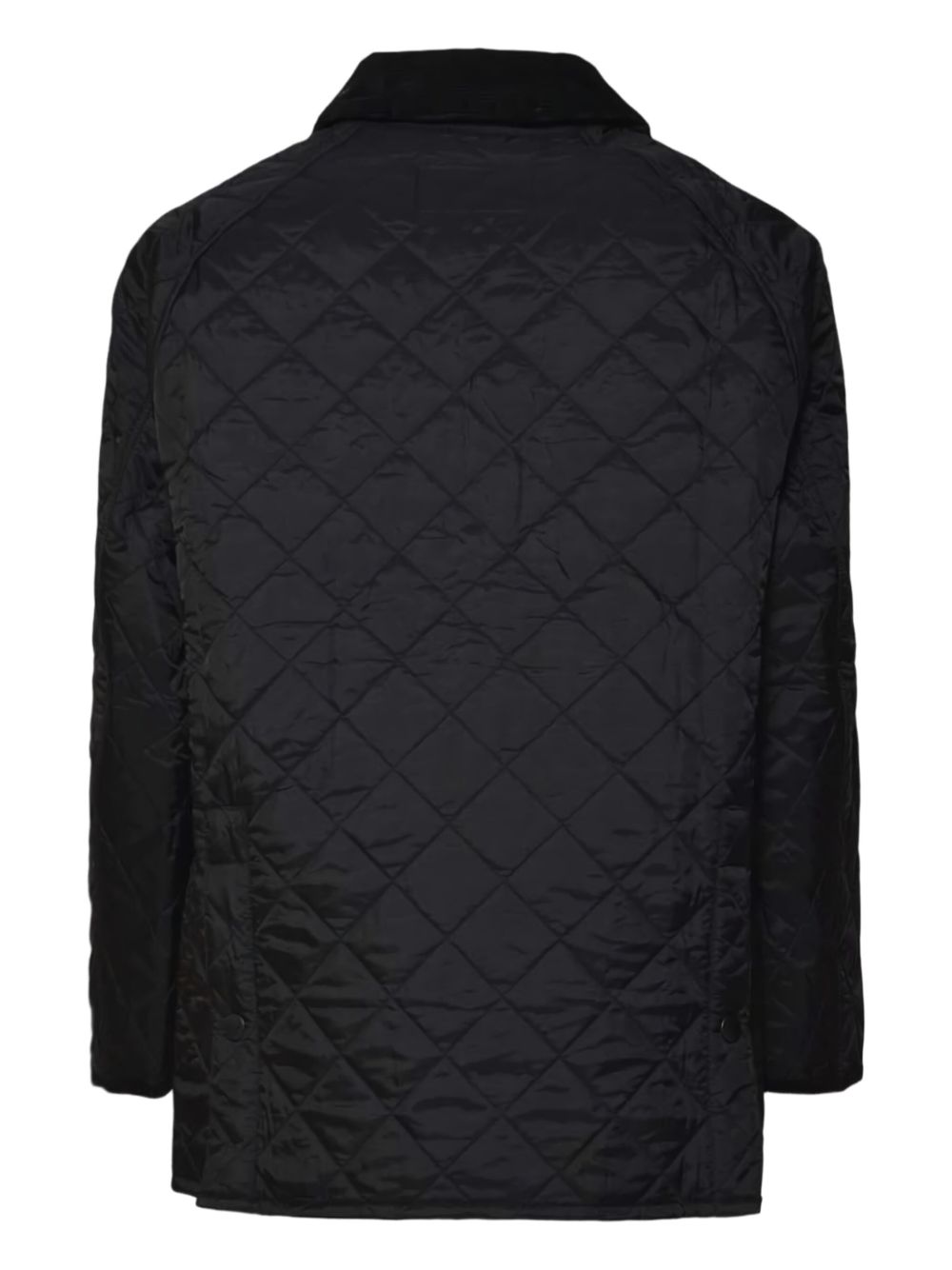 Giacca trapuntata BEDALE con collo a coste in nero Barbour - uomo 