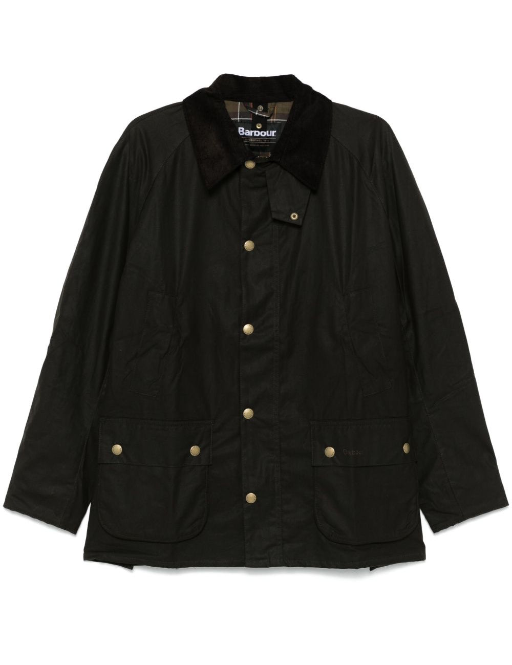 Giacca con bottoni a pressione in verde Ashby Barbour - uomo 