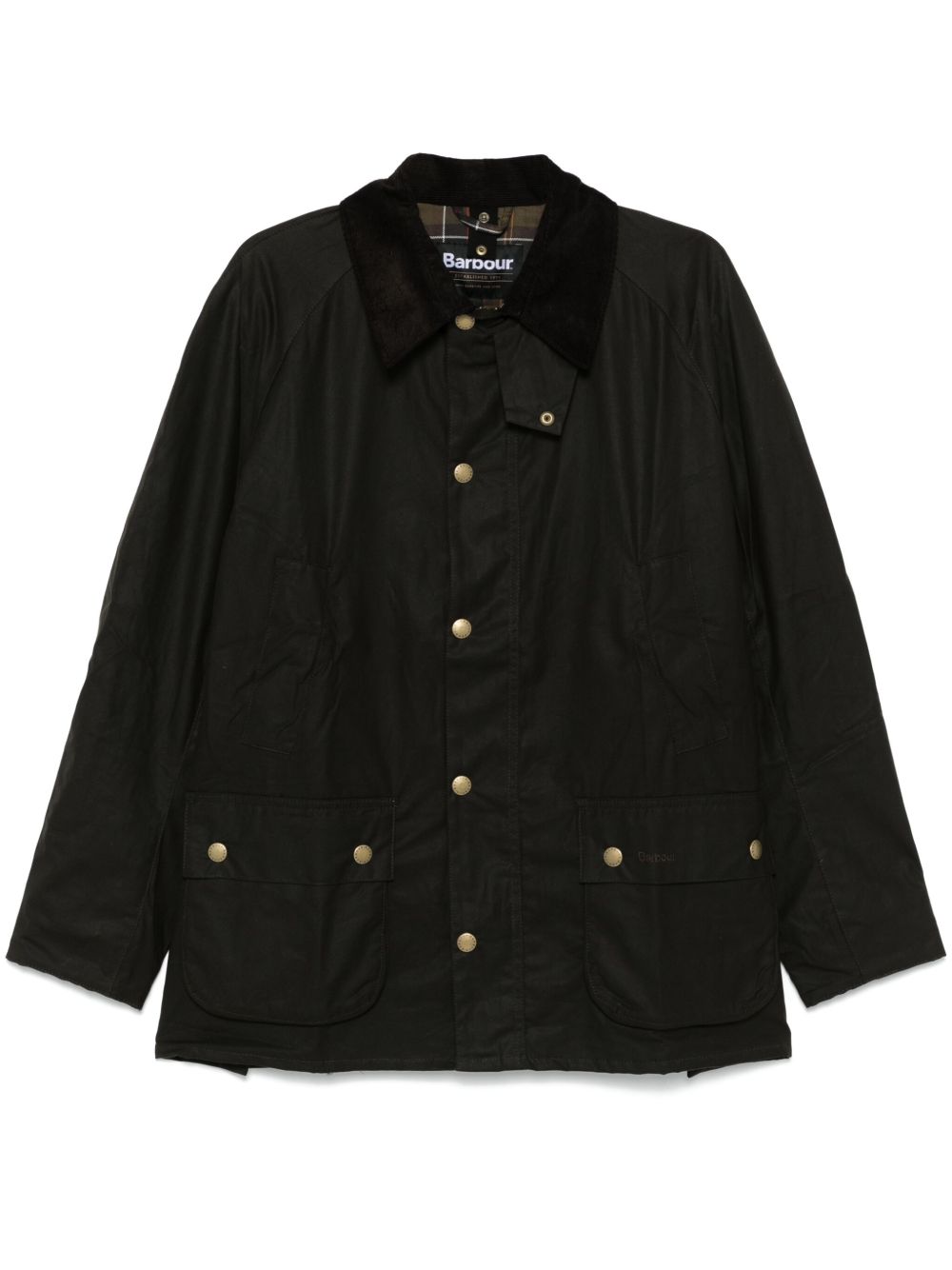 Giacca con bottoni a pressione in verde Ashby Barbour - uomo 