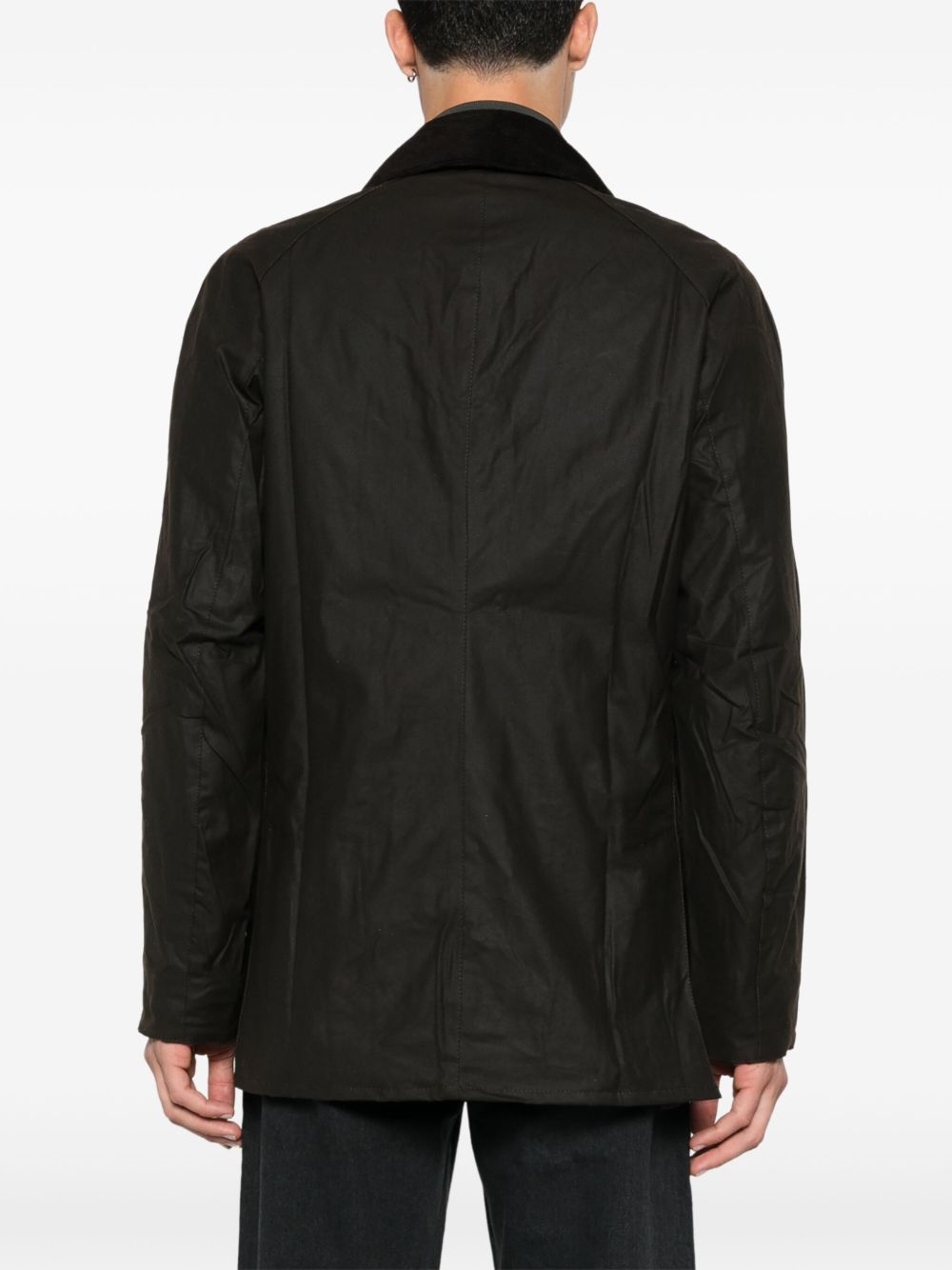 Giacca con bottoni a pressione in verde Ashby Barbour - uomo 