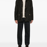 Giacca con bottoni a pressione in verde Ashby Barbour - uomo 