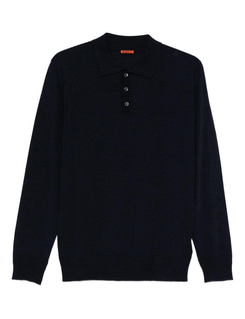 Polo a maniche lunghe in blu navy Barena - uomo 