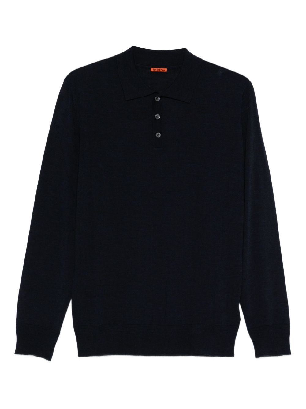 Polo a maniche lunghe in blu navy Barena - uomo 