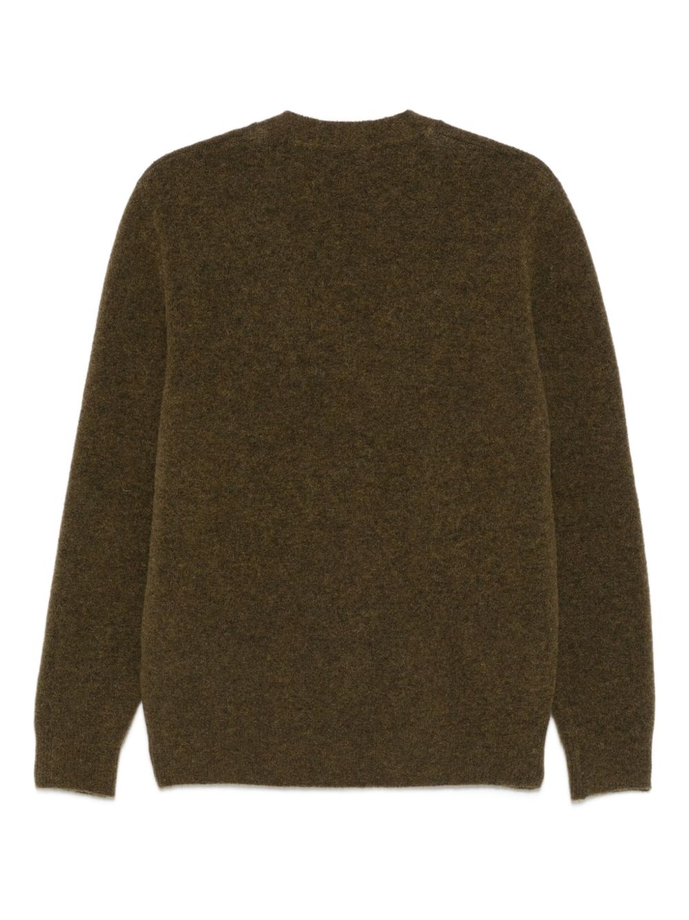 Cardigan con scollo a V in marrone Barena - uomo 