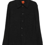 Camicia testurizzata  in nero Barena venezia - uomo 