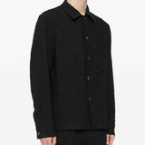 Camicia testurizzata  in nero Barena venezia - uomo 