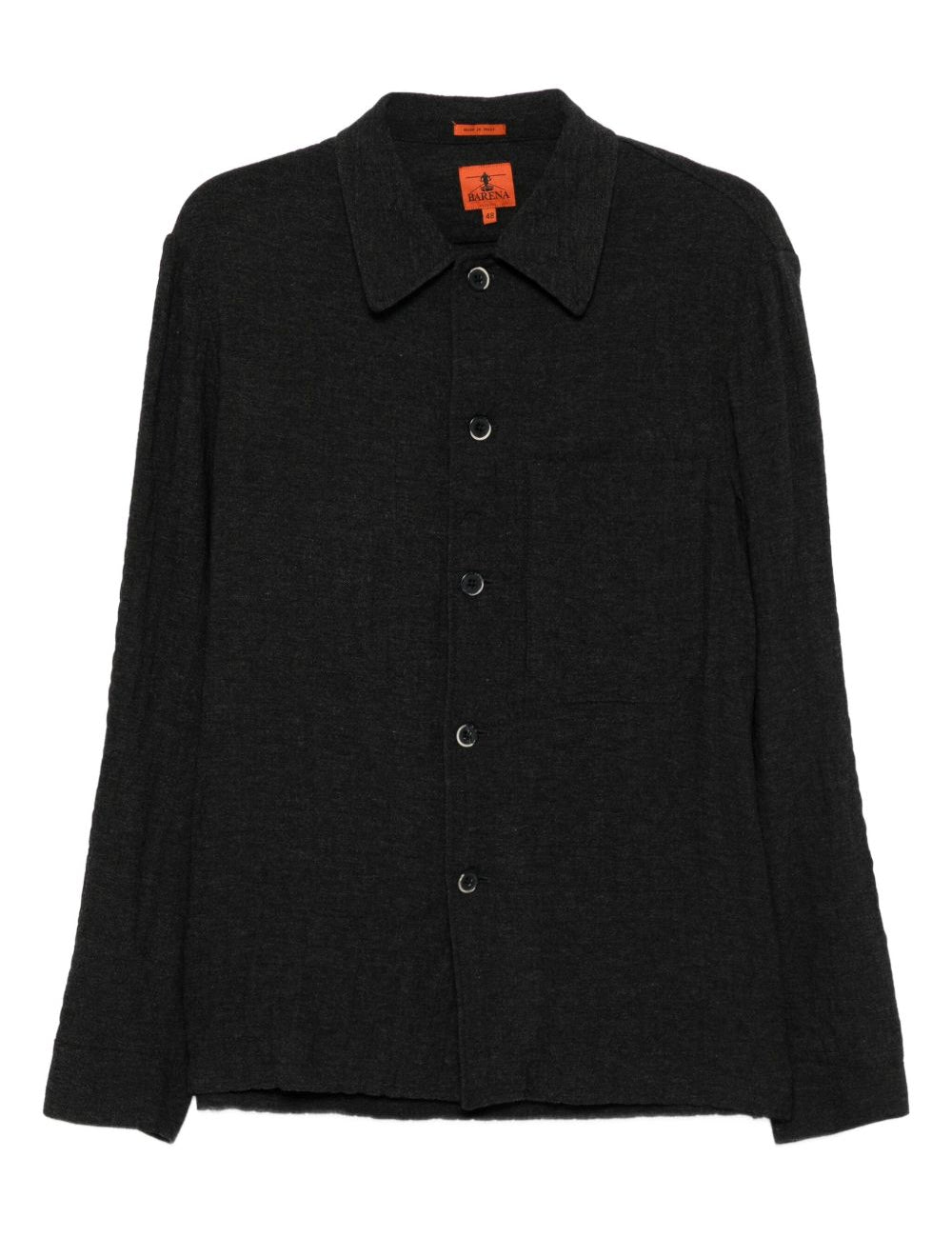 Camicia testurizzata  in nero Barena venezia - uomo 