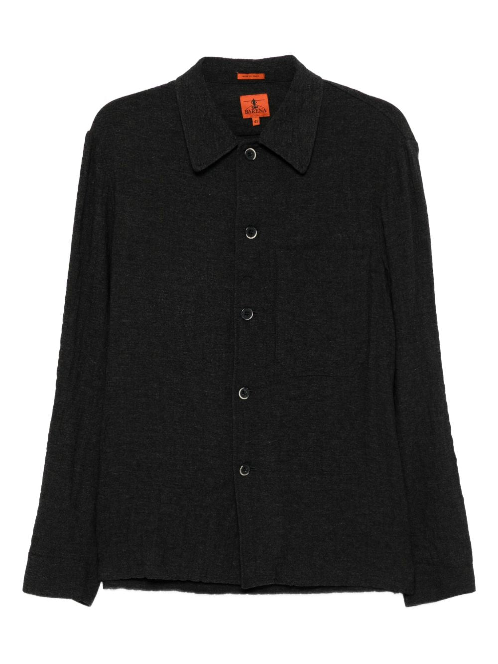 Camicia testurizzata  in nero Barena venezia - uomo 