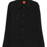 Camicia testurizzata  in nero Barena venezia - uomo 