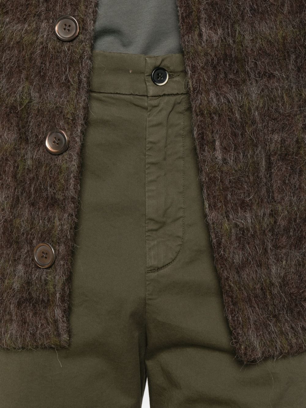 Pantaloni a vita alta in verde Barena venezia - uomo 