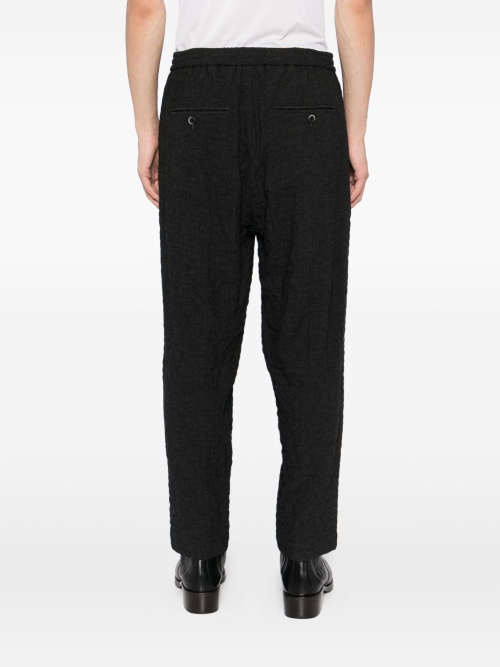 Pantaloni testurizzati in nero Barena venezia - uomo 