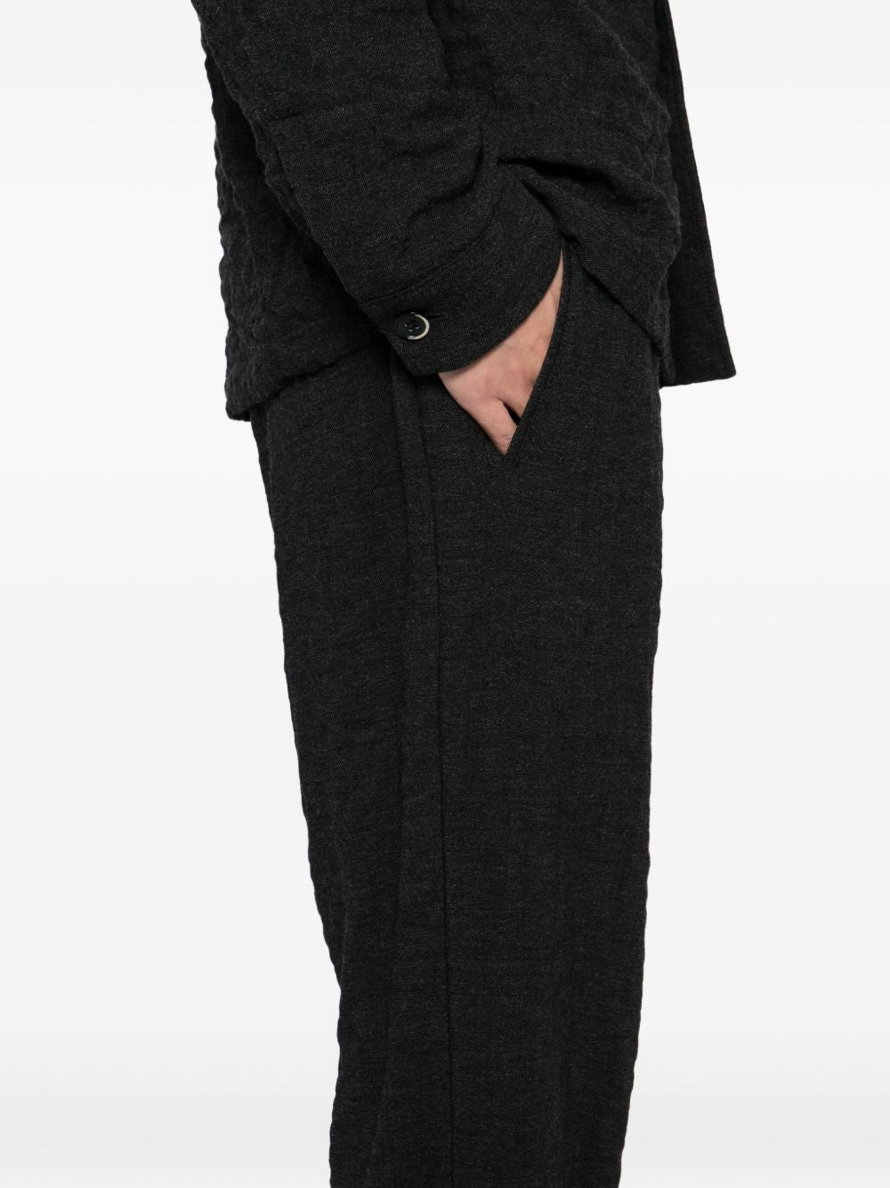 Pantaloni testurizzati in nero Barena venezia - uomo 