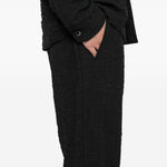 Pantaloni testurizzati in nero Barena venezia - uomo 