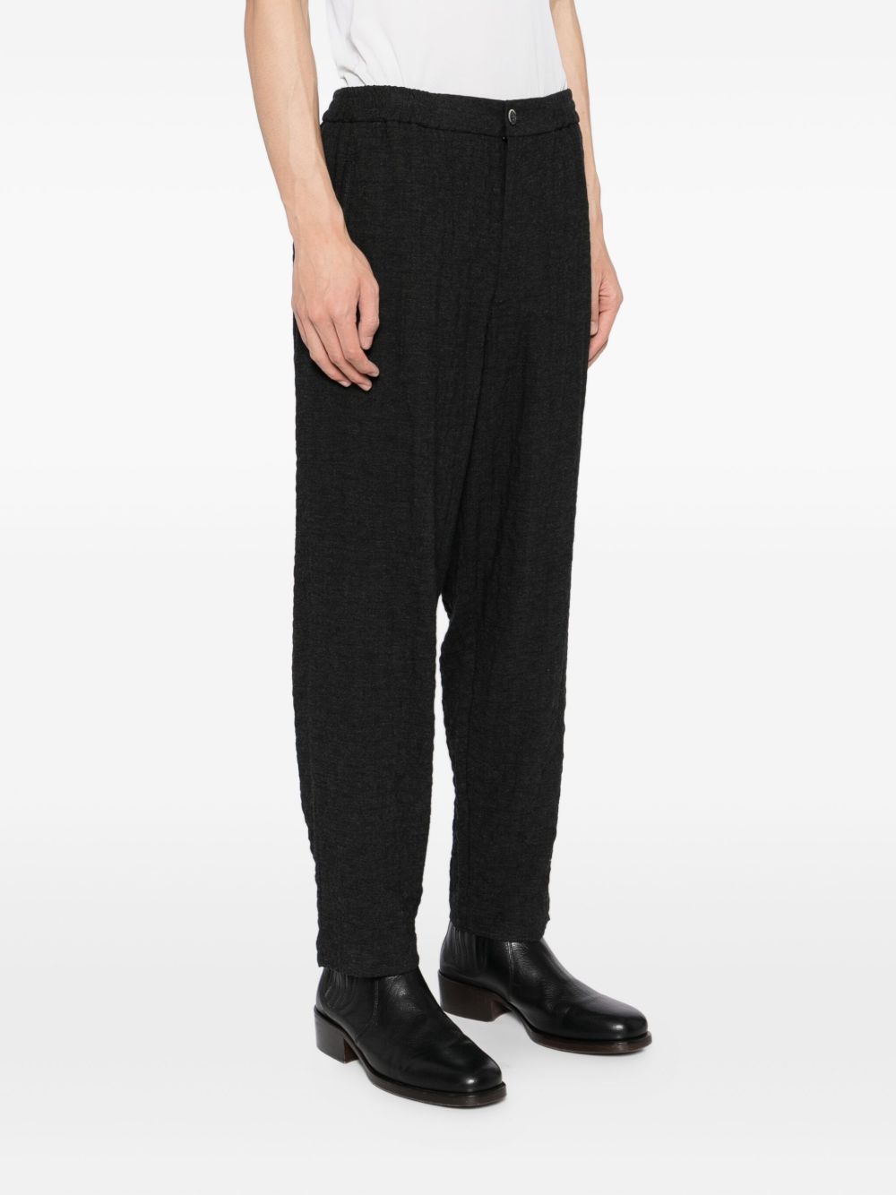 Pantaloni testurizzati in nero Barena venezia - uomo 