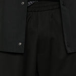 Pantaloni con vita elasticizzata in nero Barena venezia - uomo 