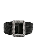 Cintura con cristalli venus in nero Benedetta bruzziches - donna 
