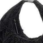 Borsa con cristalli yennefer  in nero Benedetta bruzziches - donna 