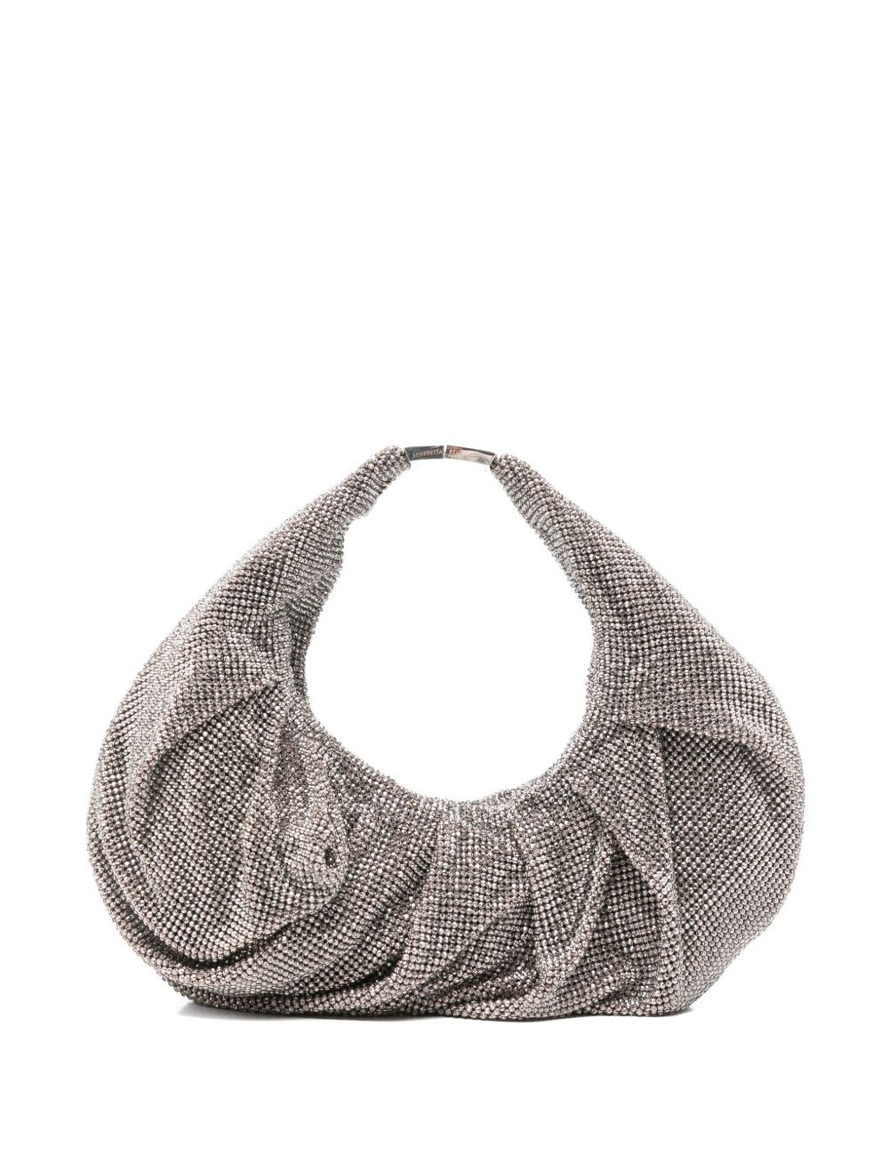 Borsa a mano con cristalli in argento Benedetta Bruzziches - donna 