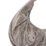 Borsa a mano con cristalli in argento Benedetta Bruzziches - donna 