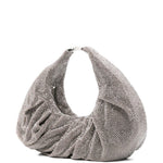 Borsa a mano con cristalli in argento Benedetta Bruzziches - donna 