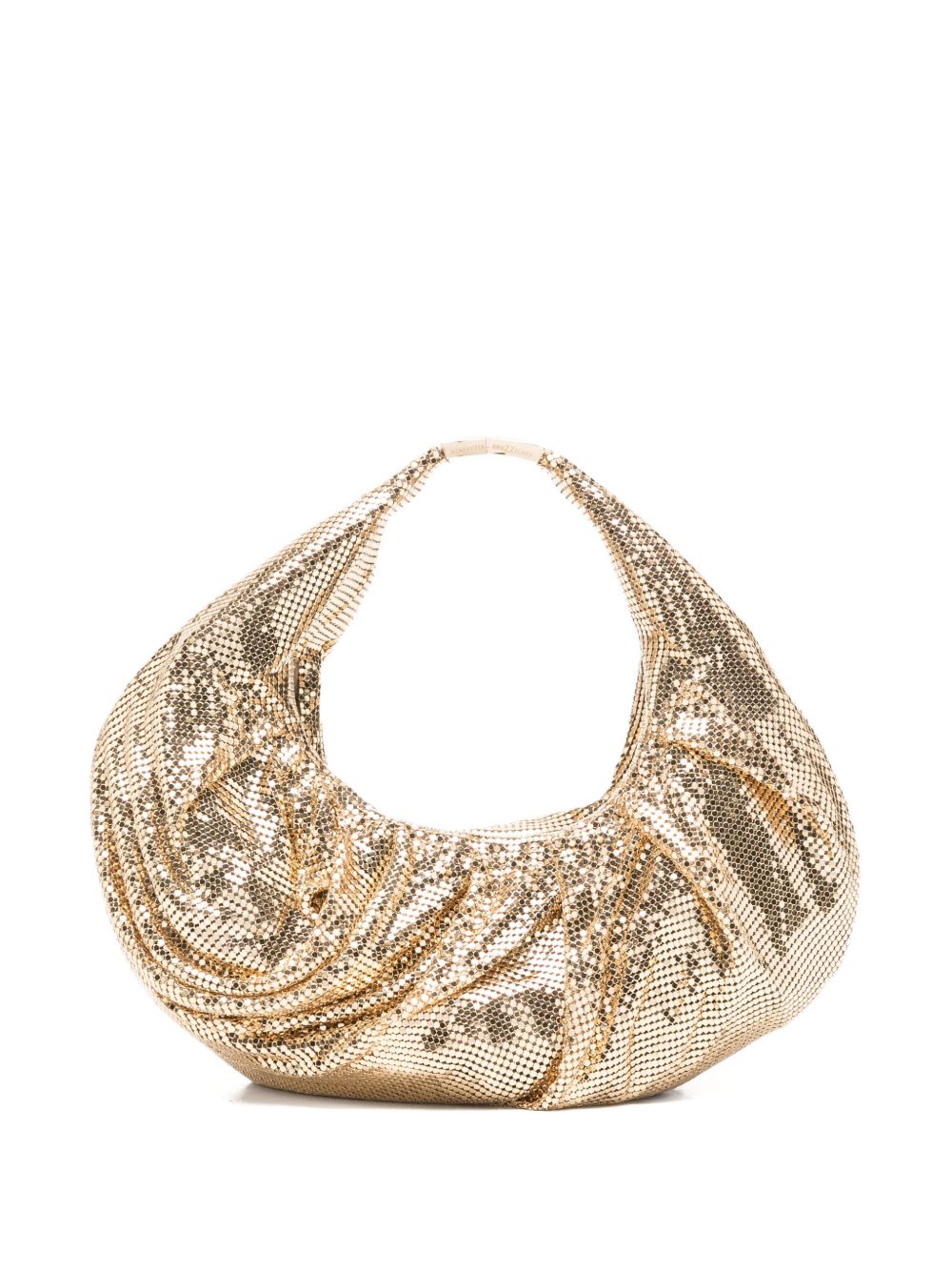 Borsa a mano con cristalli in oro Benedetta Bruzziches - donna 