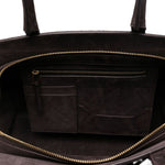 Borsa a spalla in pelle scamosciata marrone Benedetta Bruzziches - donna 