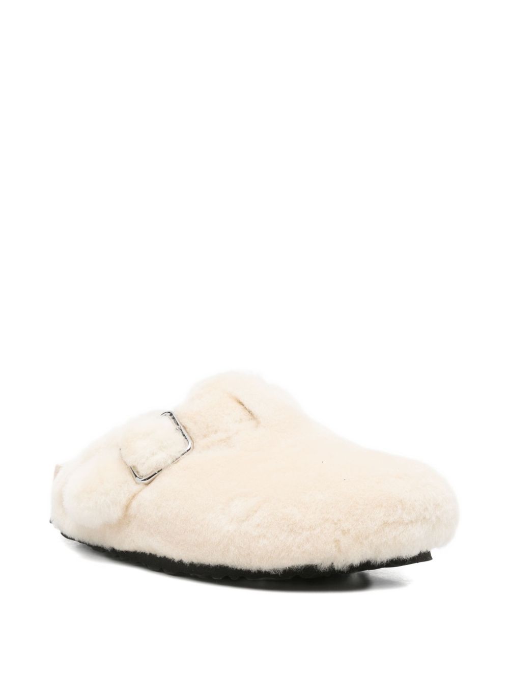 Mules boston in shearling in bianco Birkenstock 1774 - donna 
