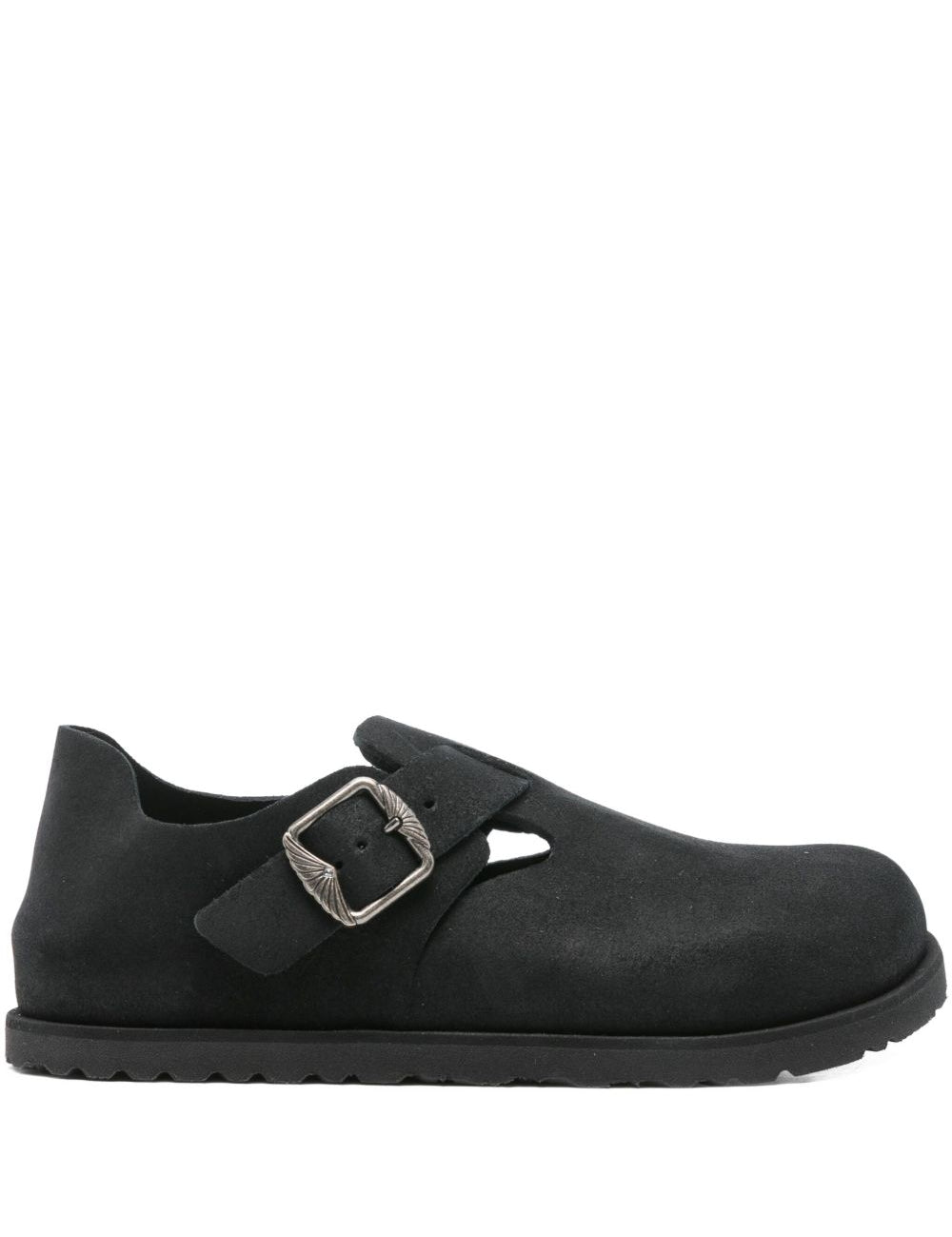 Sneakers con cinturino con fibbia in nero 