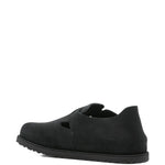 Sneakers con cinturino con fibbia in nero 