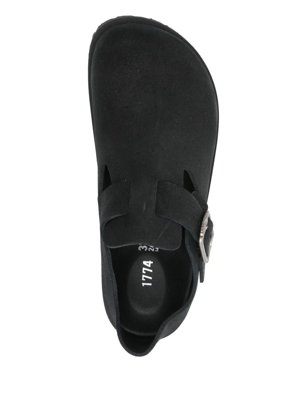 Sneakers con cinturino con fibbia in nero 