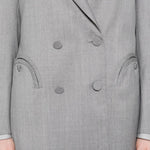 Blazer doppiopetto in grigio Blazé milano - donna 