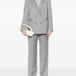 Blazer doppiopetto in grigio Blazé milano - donna 