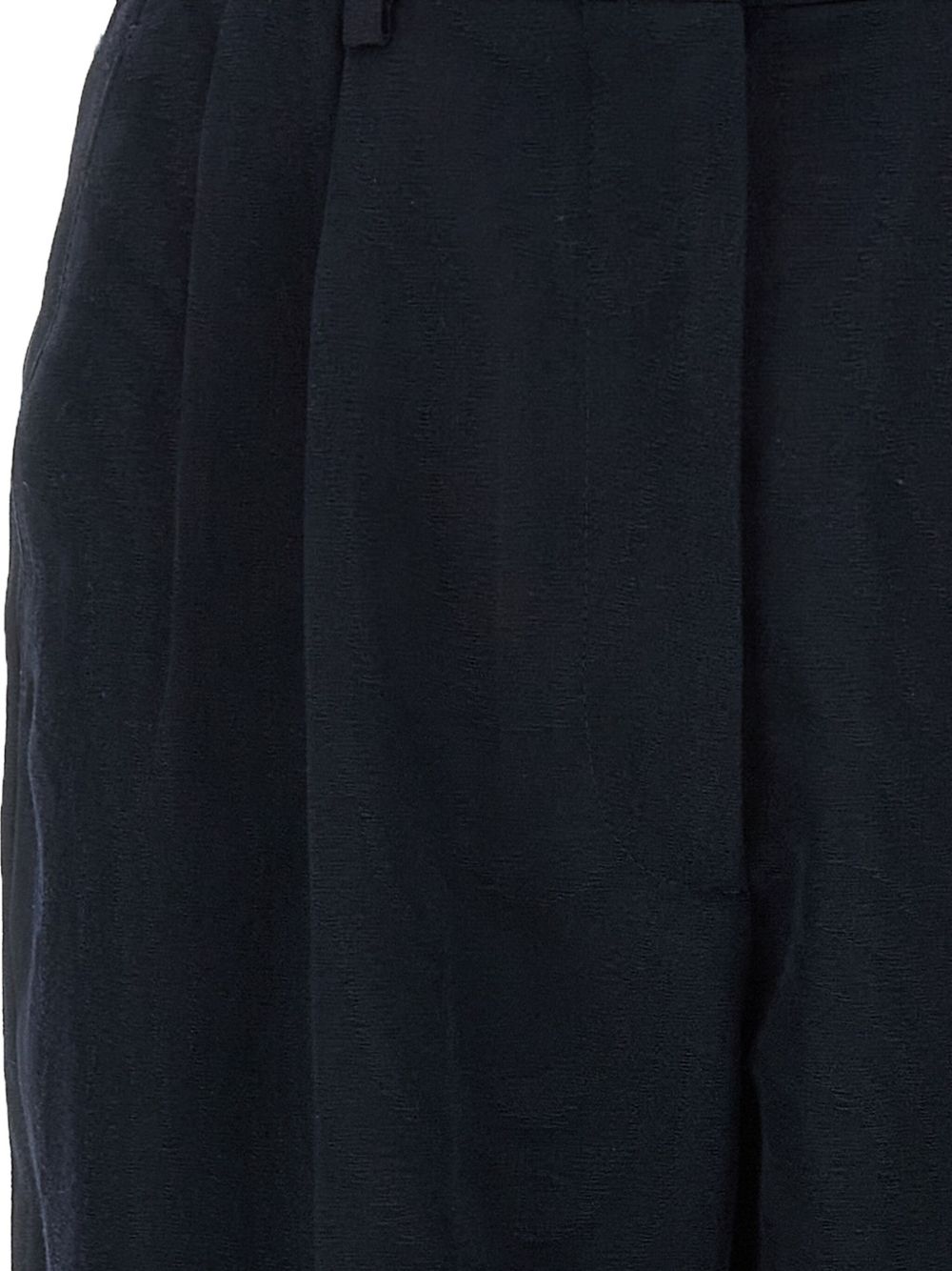 Pantaloni dritti con tasche a pieghe in blu Blazé milano - donna 