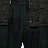 Pantaloni con pieghe frontali in blu e verde Briglia 1949 - uomo 