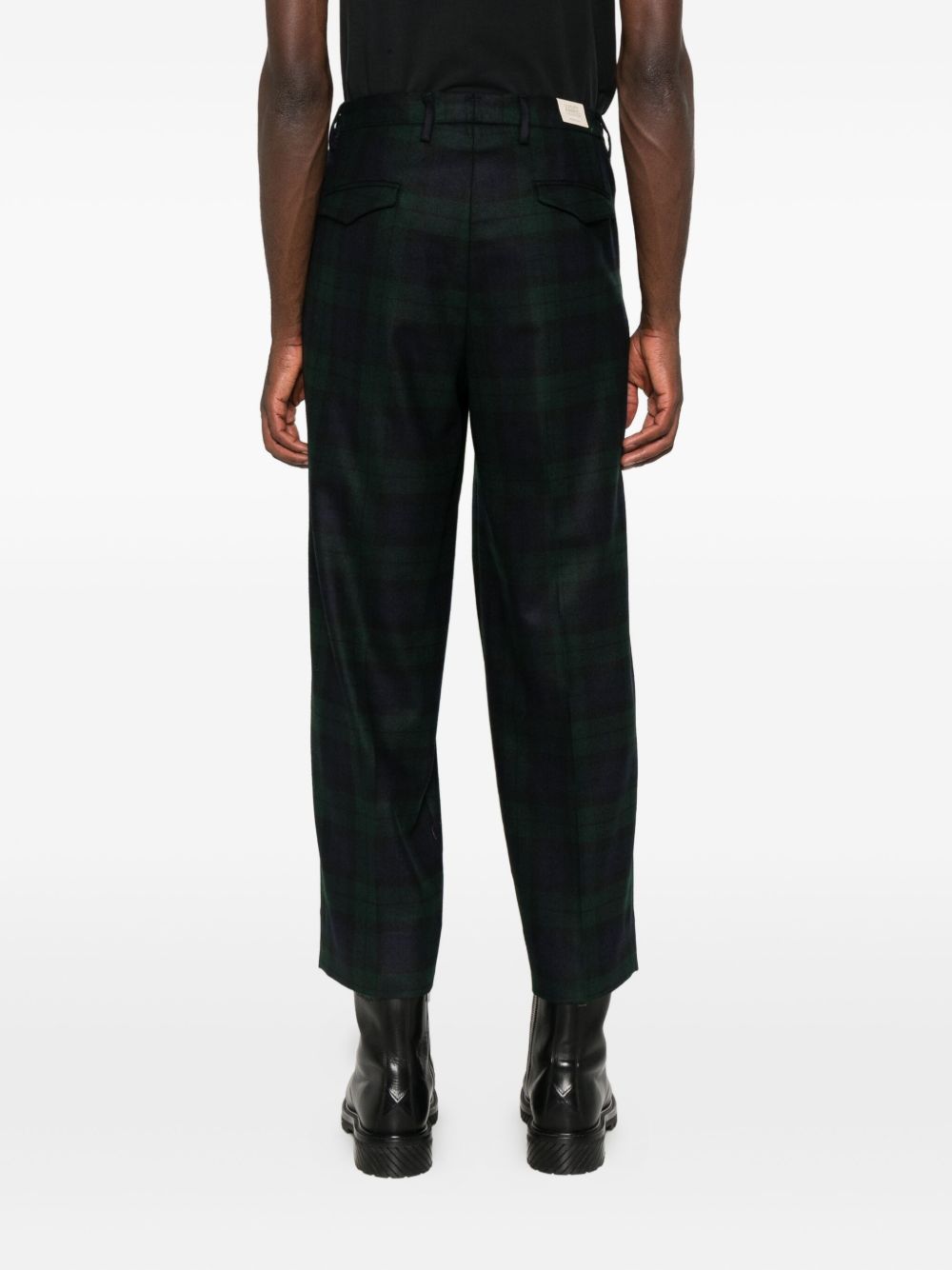 Pantaloni con pieghe frontali in blu e verde Briglia 1949 - uomo 