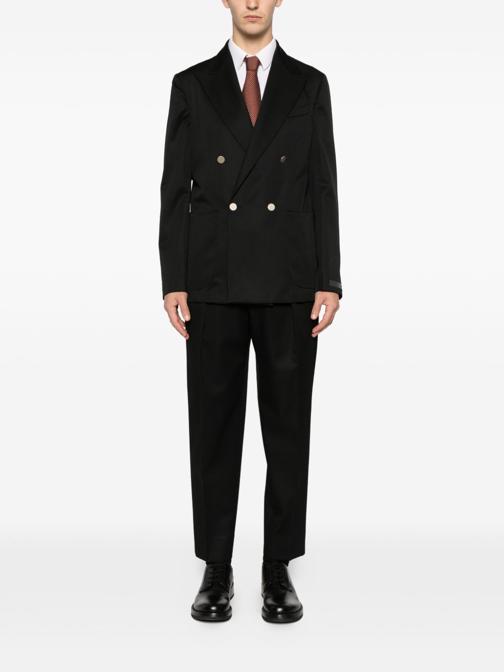 Abiti doppiopetto in lana bolgheri in nero Briglia 1949 - uomo 