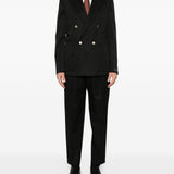 Abiti doppiopetto in lana bolgheri in nero Briglia 1949 - uomo 